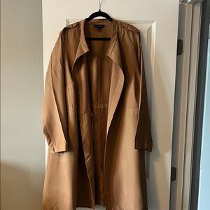 Lane Bryant Women's Tan Trench Coat